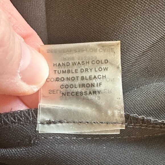 Women's S NWT Olivia Grey Black Lace Cold Shoulder Blouse Mock Neck - Picture 10 of 10